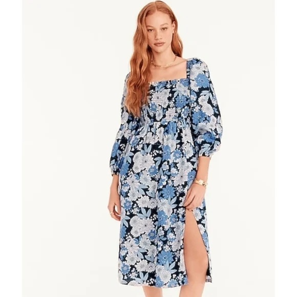 ▪️NWT J. Crew Linen daydream dress in zinnia floral - Picture 2 of 6